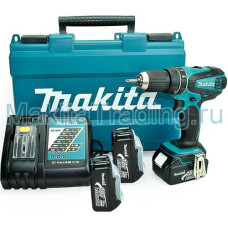 Ударная дрель-шуруповерт Makita DHP 456 RFE3